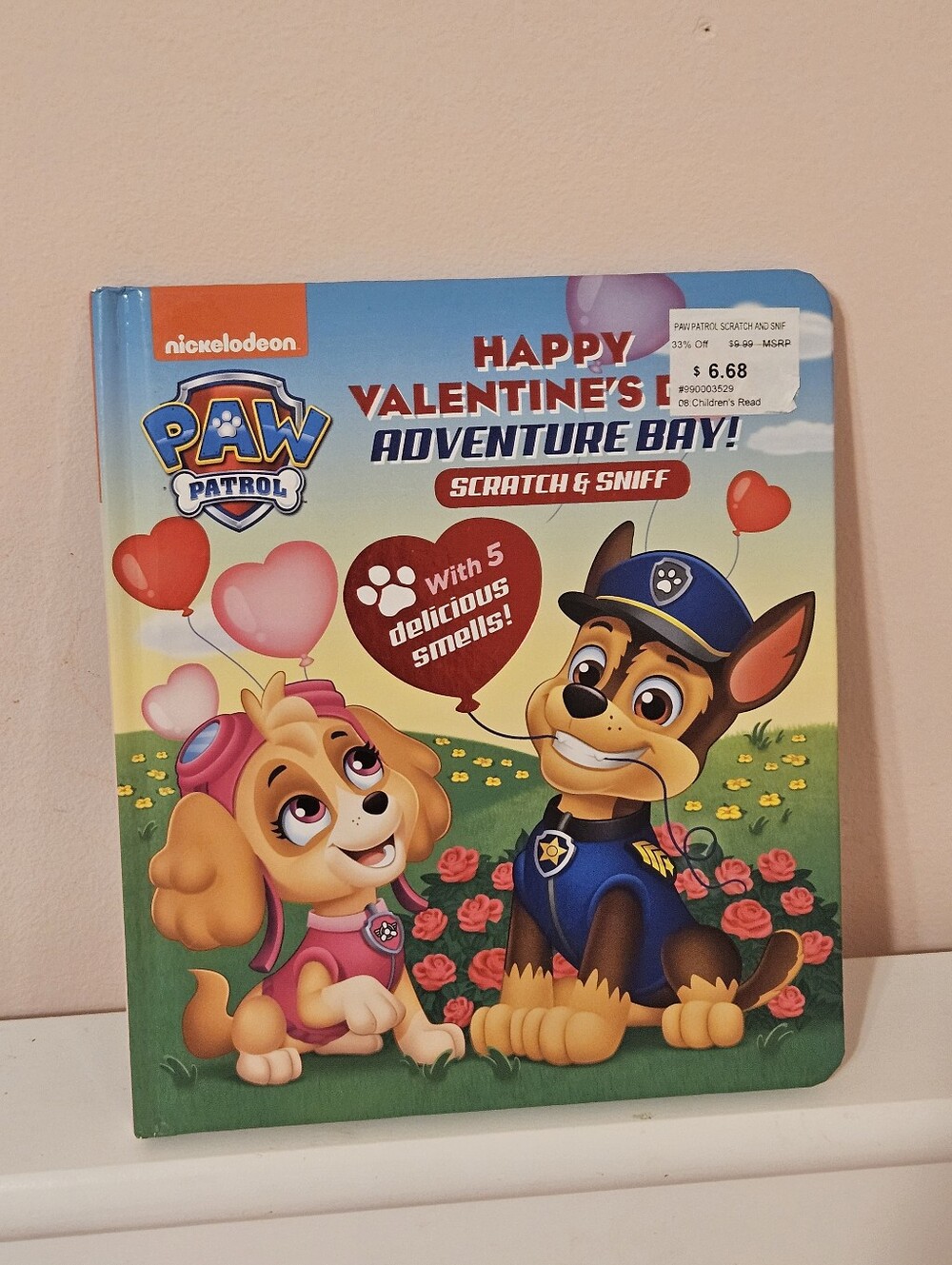 Paw Patrol Happy Valentine's Day Adventure Day! Scratch & Sniff